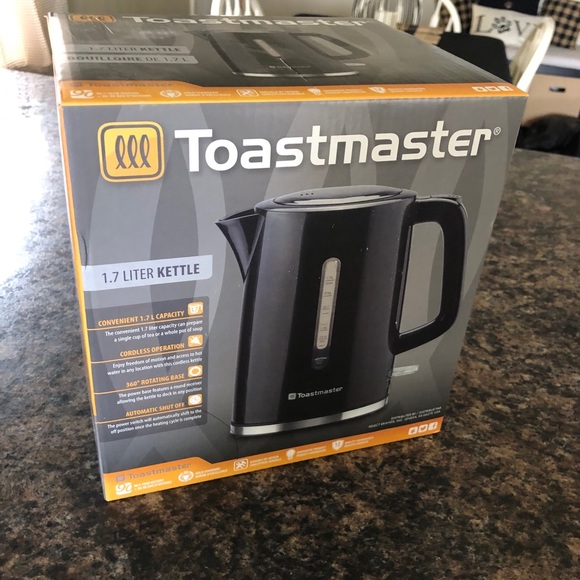 Toastmaster Electric Kettle New 1.7 Liter - Picture 2 of 5